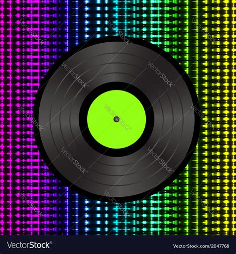 Vinyl Background Royalty Free Vector Image Vectorstock