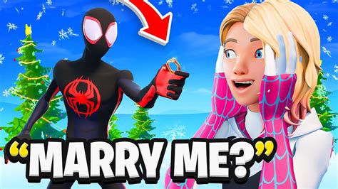 Miles Morales And Spider Gwen Get Married Youtube