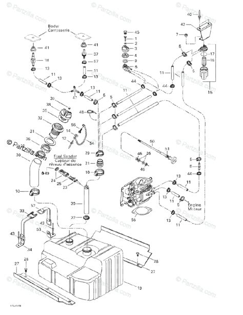 Sea Doo Personal Watercraft 2002 Oem Parts Diagram For Fuel System