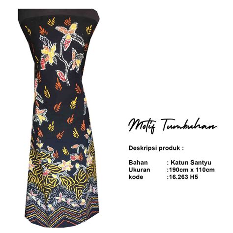 Jual Batik Tulis Madura Motif Tumbuhan Motif Terbaru Elegan Dan