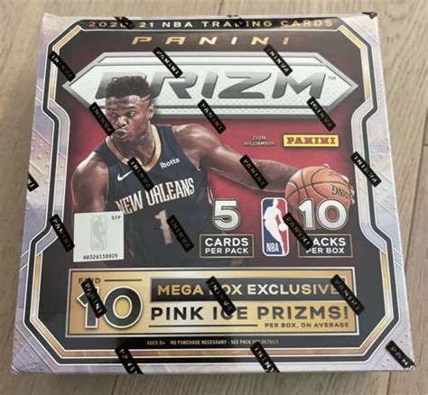 Panini Prizm 2020 21 NBA Basketball Mega Box 50 Cards For Sale Online