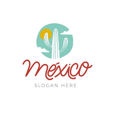 Premium Vector Hand Drawn Mexico Logo Design