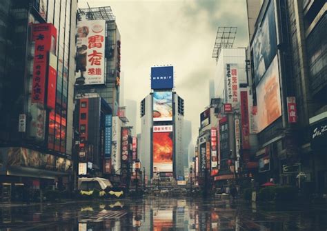 Premium Ai Image Japanese City Aesthetic