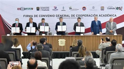 Poderes Ejecutivo Legislativo Y Judicial De Coahuila Firman Convenio