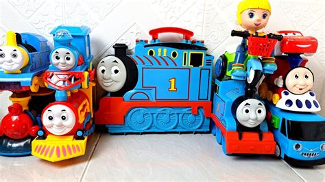 Merakit Mainan Kereta Api Thomas And Friends Kaka Sepeda Tank Train