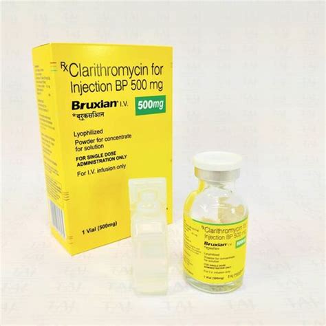 Clarithromycin For Injection Bp Mg At Best Price In Mumbai Taj