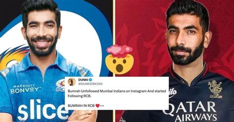 Ipl Is Mi Pacer Jasprit Bumrah Shifting To Rcb Right Heres What