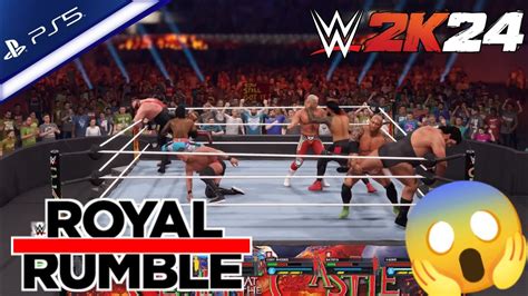 Wwe 2k24 30 Man Royal Rumble Match Ps5 Youtube