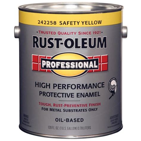 Rust-Oleum Professional Safety Yellow Gloss Oil-based Enamel Interior ...