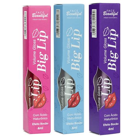 Big Lip Volume Gloss Face Beautiful Shopee Brasil