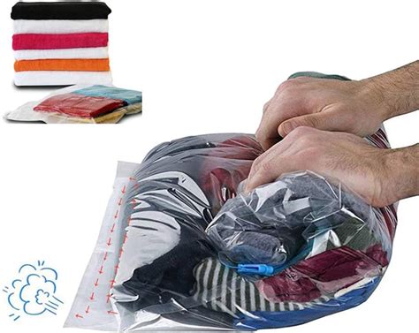 Amazon 12 Hand Roll Up Compression Travel Bags Space Saver Bags