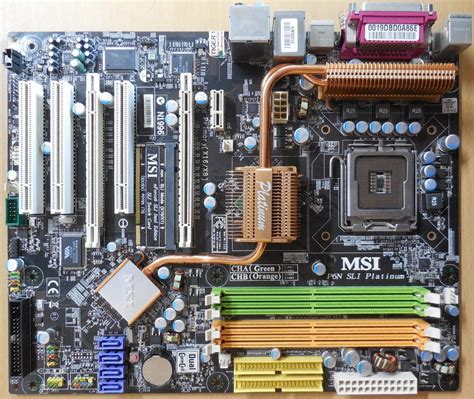 MSI MS 7350 Ver1 0 P6N SLI Platinum Mainboard Blende Intel Sockel 775