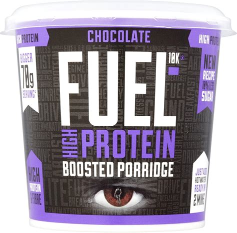 Fuel10k High Protein Porridge Pot Chocolate 70g Uk Grocery