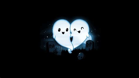 Graveyard Ghost Heart [1920x1080] • /r/wallpapers | Cute drawings, Cute cartoon wallpapers ...