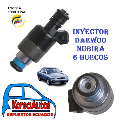 INYECTOR DAEWOO NUBIRA 6 HUECOS