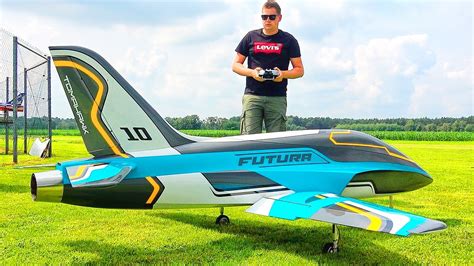 Amazing Huge Futura Rc Turbine Jet Flight Demonstration Youtube