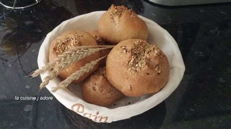 La Cuisine J Adore Petit Pain Au Levain Aux Graines Recette De L