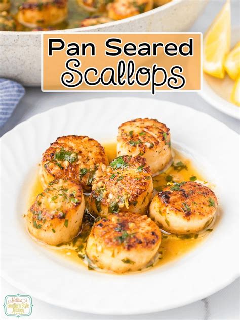 Seared Scallops With Lemon Garlic Butter R Fullrecipes