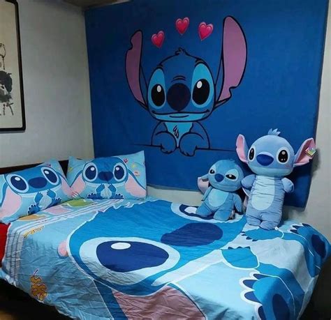 Blue Stitch Themed Dormitory Lilo And Stitch Drawings Lilo And