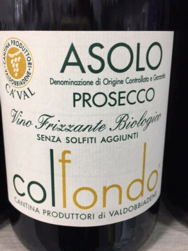 N V Cantina Produttori Di Valdobbiadene Ca Val Asolo Prosecco