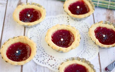 This Is As Single Serving Strawberry Jam Tarts Recipe Prepared With