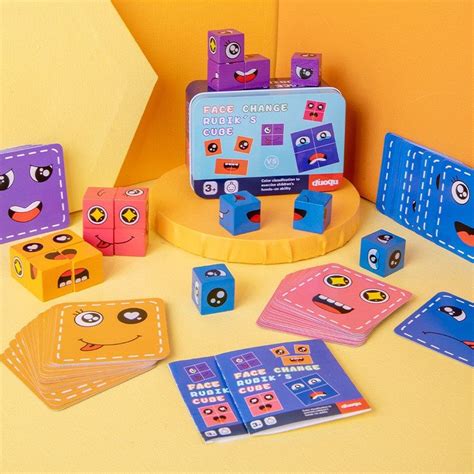 Jual Puzzle Ekspresi Mainan Kayu Edukasi Belajar Mengenal Ekspresi