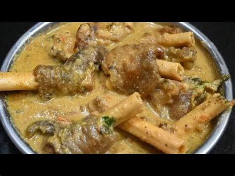 Aatu Kaal Paya Mutton Paya Recipe In Tamil Paya Salna Goat Leg