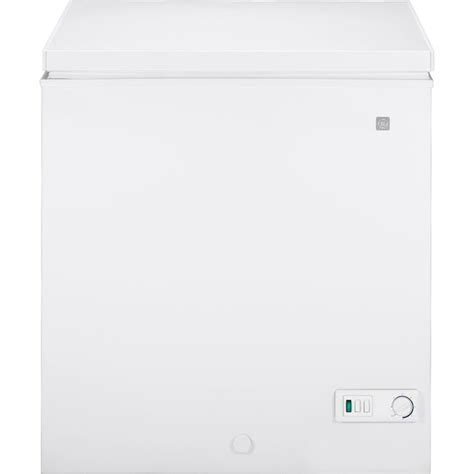 Ge 5 Cu Ft Chest Freezer White In The Chest Freezers Department At