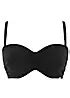 Black Anya Riva Twist Bandeau Bikini Top By Panache By Panache Swim