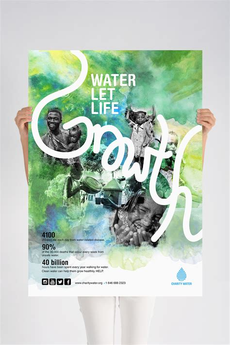 Corporate Identitycharity Water Behance