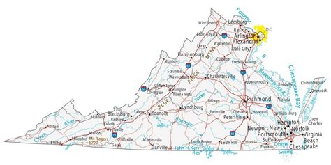 Printable VA Map