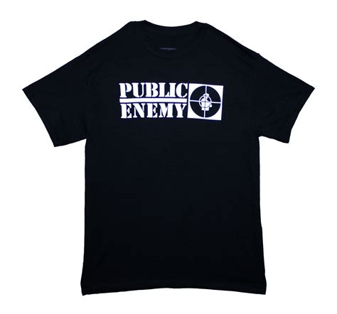 Public Enemy Logo - Black - Vancouver Rock Shop