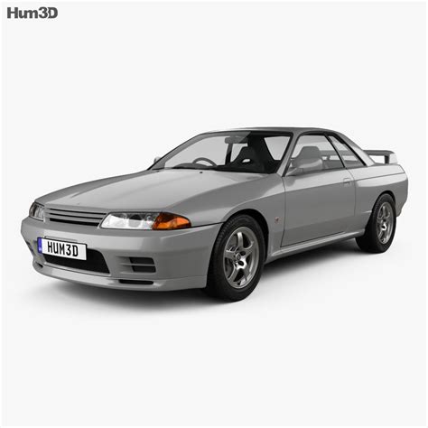 Nissan Skyline R32 Gt R Coupe 1991 3d Model Download Sports Car On