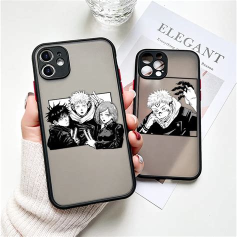 Funda De Teléfono De Anime Jujutsu Kaisen Para Iphone 12 11 Pro Max X