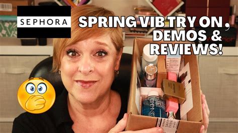 Sephora Spring Vib Sale Try On Demos Reviews Youtube