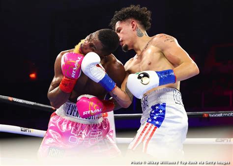 Boxing Results Efe Ajagba Defeats Big Shot Shaw At Turning Stone