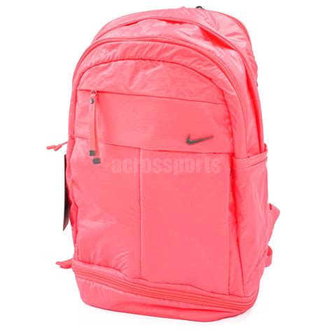 Nike Victory Backpack Pink Black Laptop School Book Bag Ebay