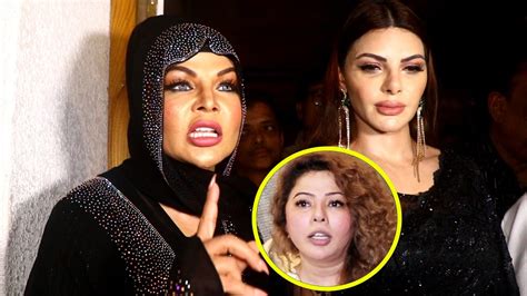 Rakhi Sawant Reply To Rajshree Rakhi Sawant Sherlyn Chopra Latest