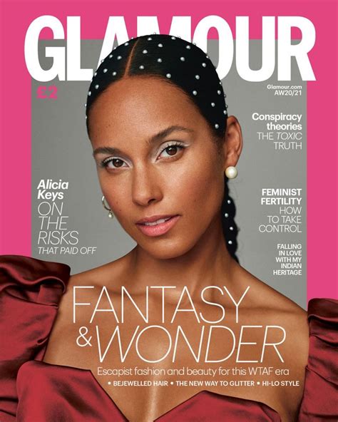 Alicia Keys For Glamour Magazine Uk Autumnwinter 2020 Hawtcelebs