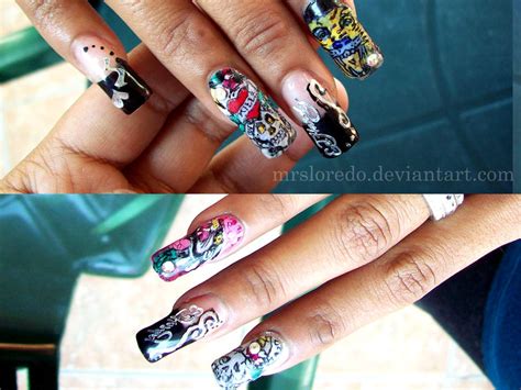 Ed Hardy Nails By Mrsloredo On Deviantart