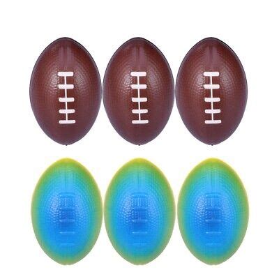 Pcs Cm Sponge Bouncy Rugby Elastic Colorful Pu Jumping Balls Toy For