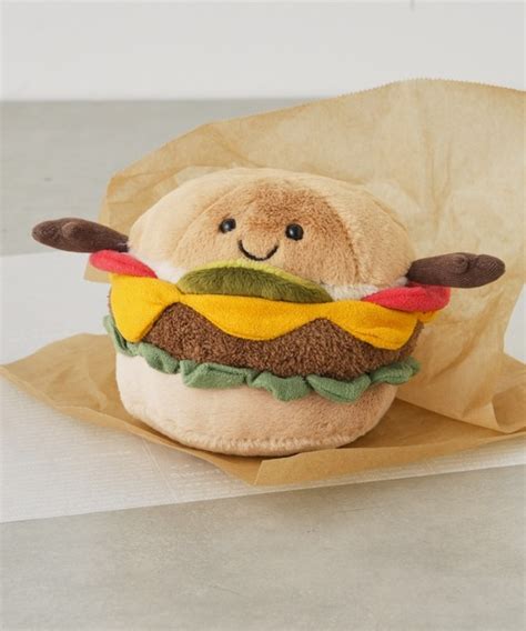 Jellycat Amuseable Burger ハンバーガー ぬいぐるみ（フィギュア）｜birthday Bar（バースデイバー）の