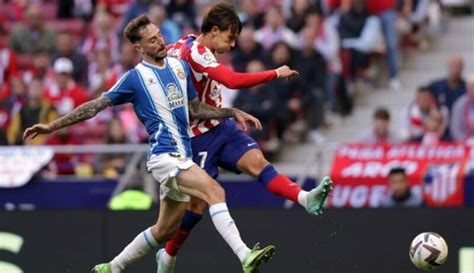 La Liga: Atletico Madrid manage a point against 10-man Espanyol at ...