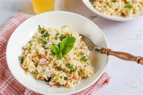 Risotto Met Spekjes Courgette En Munt Eatertainment