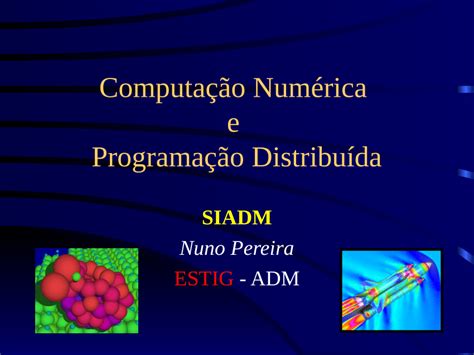 Pdf Computa O Num Rica E Programa O Distribu Da