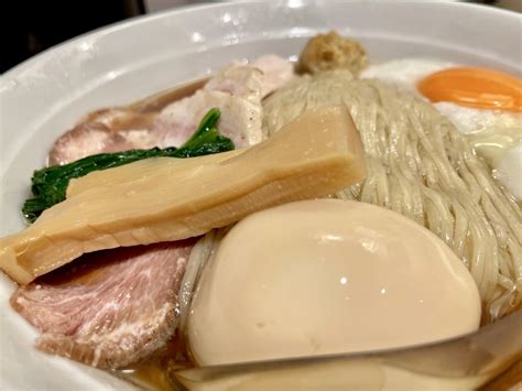 【今週のラーメン4983】貝出汁 中華そば 竹祥（東京・吉祥寺）特製カツオ出汁の山かけ冷やし麺 ＋ 貝めし小 〜夏が楽しく思える滋養！旨さで