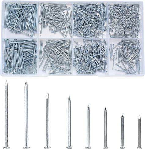 720 Pcs Hardware Nail Assortment Kit Finishing Nails Brad And Picture