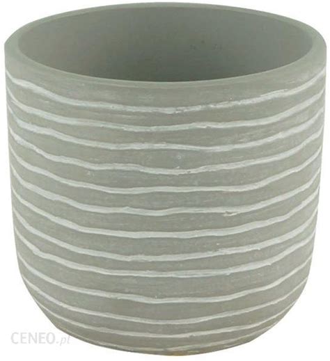 Goodhome Doniczka Ceramiczna Ozdobna Cm Stripe Ceny I Opinie