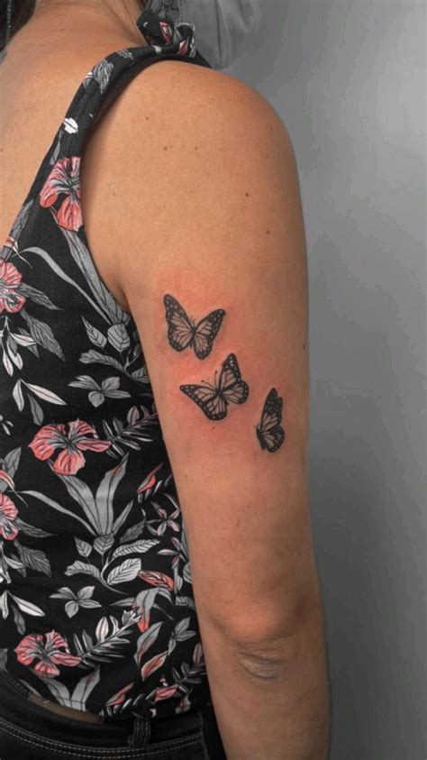 Butterfly Tattoo Tatuajes De Mariposas Tatuajes L Nea Fina Fine