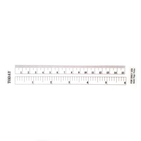 Plastic Ruler - Translucent - 12 cm